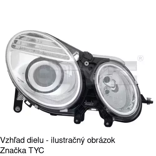 Hlavný reflektor POLCAR 501710-H