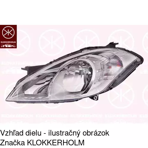Hlavný reflektor 5021090E /POLCAR/ - obr. 1