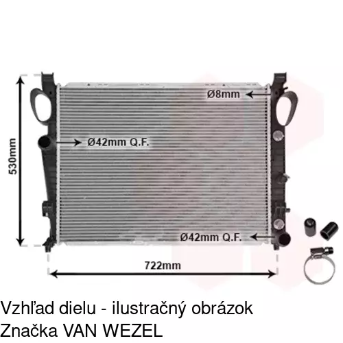 Chladiče vody 5025085X /POLCAR/ - obr. 3