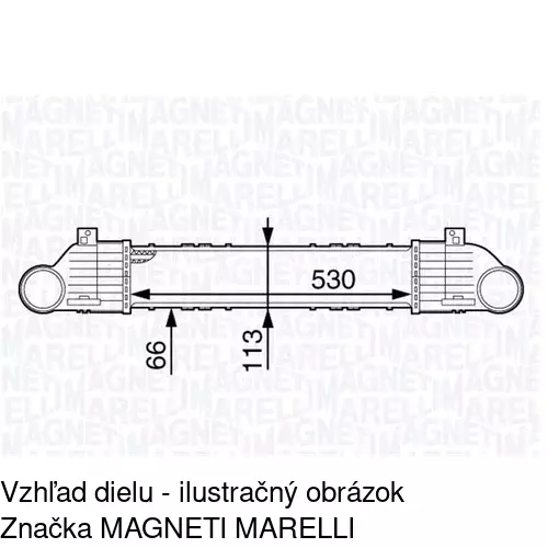 Chladiče vzduchu (Intercoolery) POLCAR 5025J81X