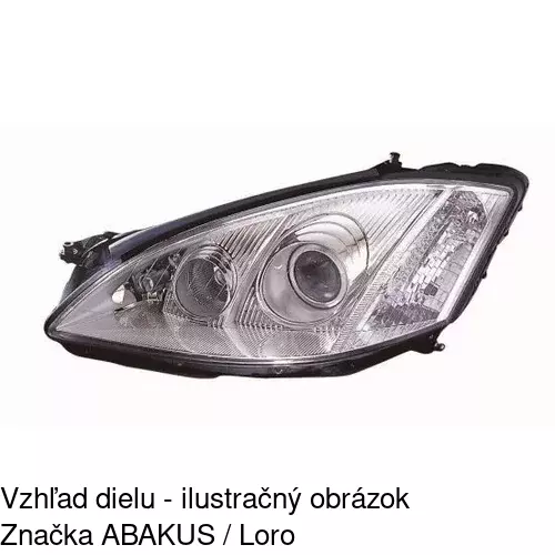 Hlavný reflektor 5031093U /POLCAR/ - obr. 2