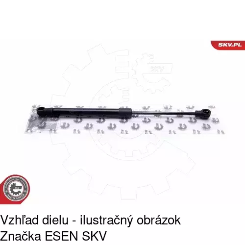 Plynová pružina 5031AB /POLCAR/ - obr. 4