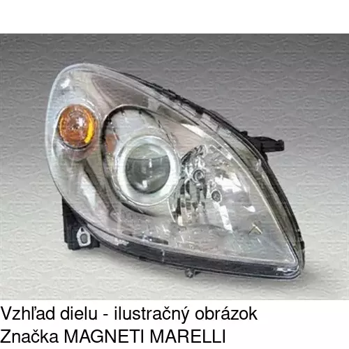 Hlavný reflektor 503509-U /POLCAR/ - obr. 3