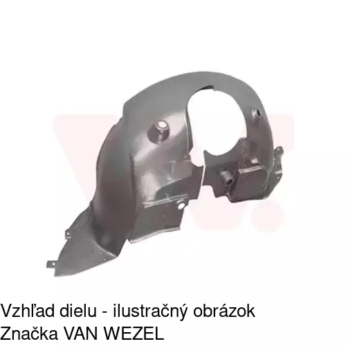 Podblatník (plast) 5040FP1T /POLCAR/ - obr. 1