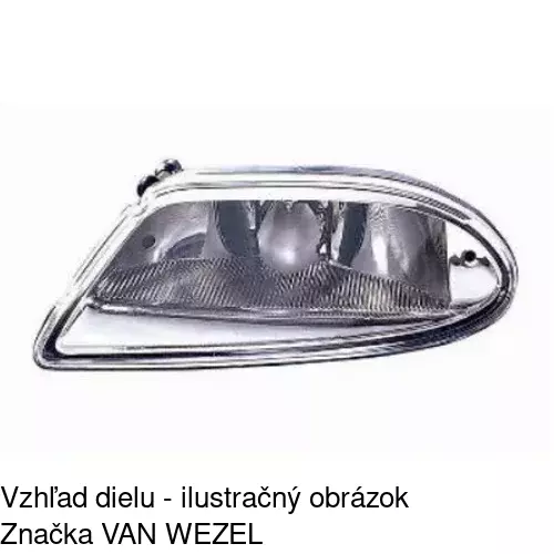 Hmlové svetlo - predné 504429-E /POLCAR/ - obr. 4