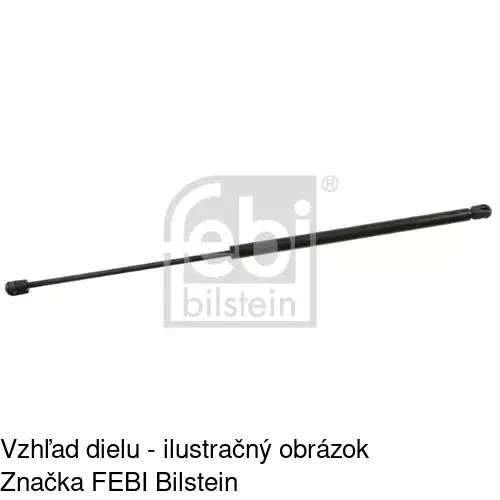 Plynová pružina 5044ABD /POLCAR/ - obr. 1