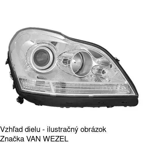 Hlavný reflektor 504810-H /POLCAR/ - obr. 1