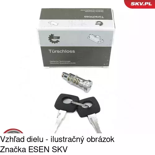 Vložka dverovej zámky 5062Z-10 /POLCAR/ - obr. 2