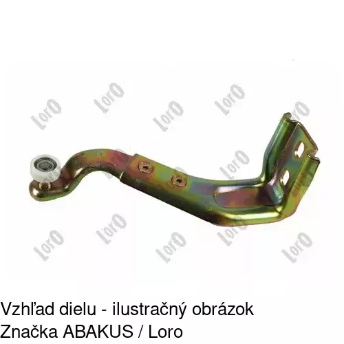 Vozík - kolieska pant posuvných dverí 5062Z-72 /POLCAR/ - obr. 3