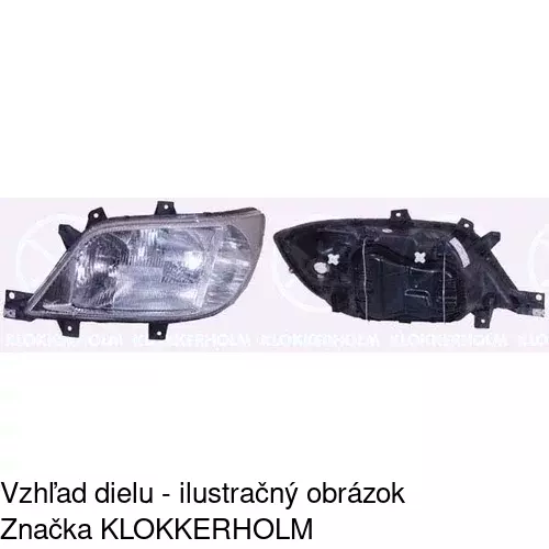 Hlavný reflektor 5063091E /POLCAR/ - obr. 2