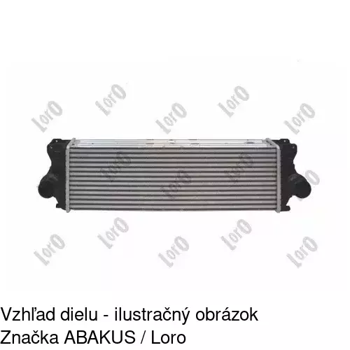 Chladiče vzduchu (Intercoolery) 5065J8-2 /POLCAR/ - obr. 2