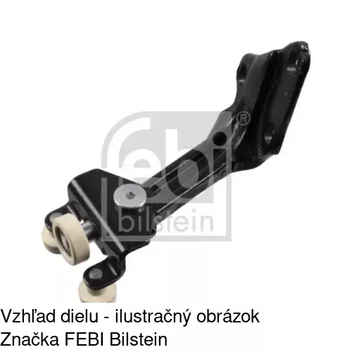 Vozík - kolieska pant posuvných dverí 5065Z-74 /POLCAR/
