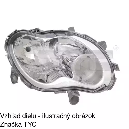 Hlavný reflektor POLCAR 5095091E