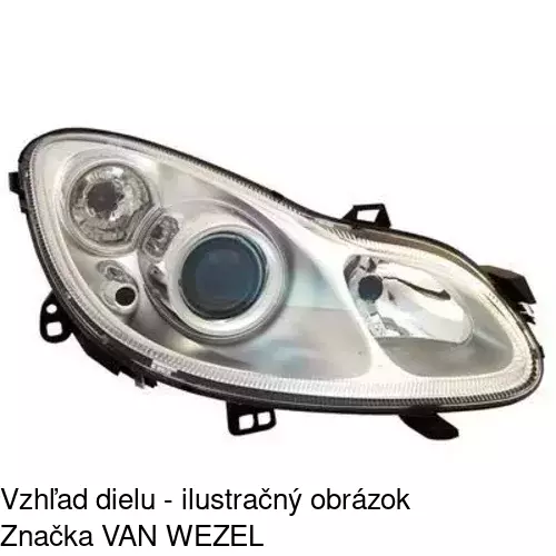 Hlavný reflektor 509810-E /POLCAR/ - obr. 5
