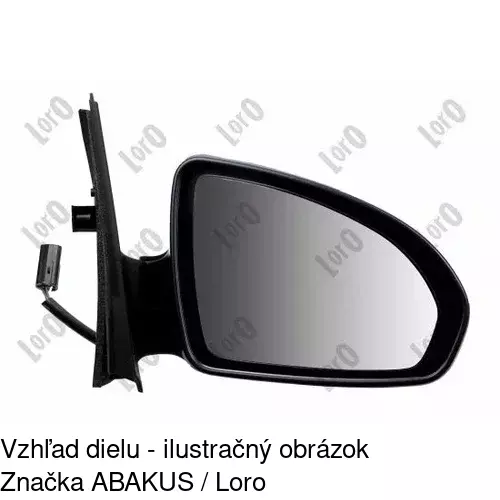 Vonkajšie zrkadlo 5098524E /POLCAR/ - obr. 3