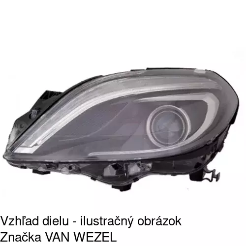Hlavný reflektor 50L1091U /POLCAR/ - obr. 1