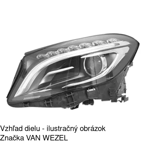 Hlavný reflektor 50L2091U /POLCAR/ - obr. 3