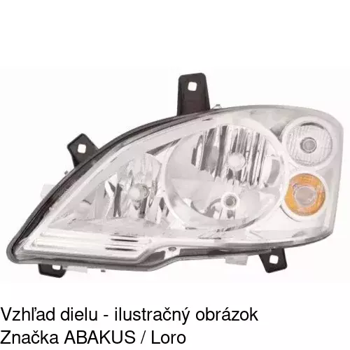 Hlavný reflektor 50N109-E /POLCAR/ - obr. 2