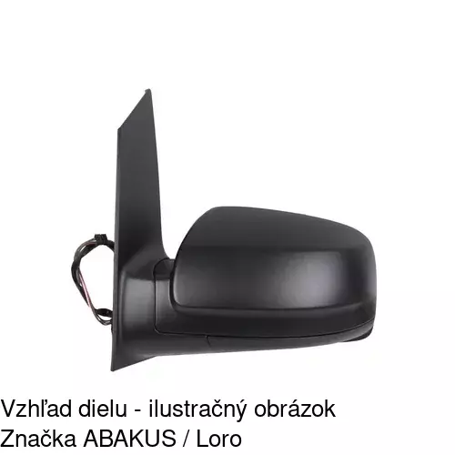Vonkajšie zrkadlo 50N1514M /POLCAR/ - obr. 5