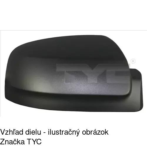 Rám vonkajšieho zrkadla 50N154TM /POLCAR/ - obr. 1