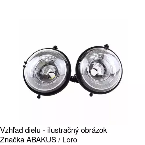 Hmlové svetlo - predné 5102290E /POLCAR/ - obr. 5