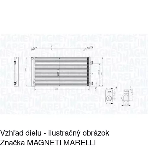 Chladiče klimatizácie POLCAR 5103K8C1