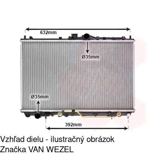 Chladiče vody 521008-2 /POLCAR/ - obr. 2
