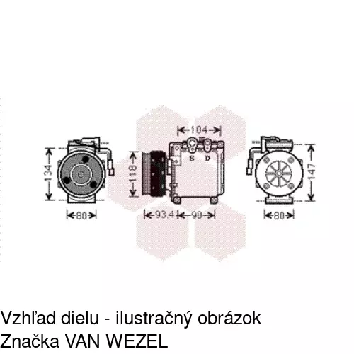 Kompresor AC 5210KS-1 /POLCAR/ - obr. 2
