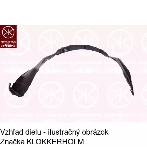 Podblatník (plast) POLCAR 5211FL1T