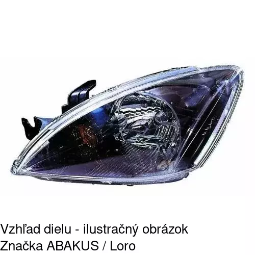 Hlavný reflektor 5233100E /POLCAR/ - obr. 2