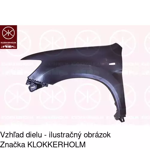 Predný blatník POLCAR 525501