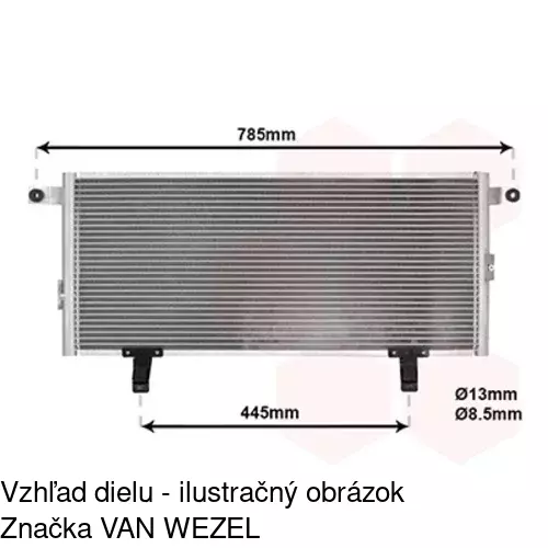 Chladiče klimatizácie POLCAR 5269K8C1