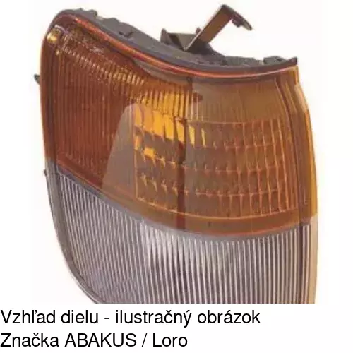 Predná smerovka s obrysom 527219-E /POLCAR/ - obr. 1