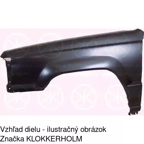 Predný blatník POLCAR 527602