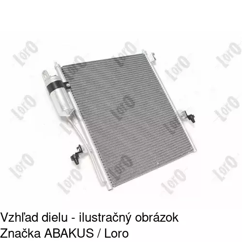 Chladiče klimatizácie 5279K8C1 /POLCAR/ - obr. 2