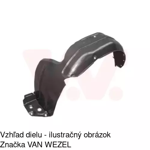 Podblatník (plast) 5503FL1T /POLCAR/ - obr. 1