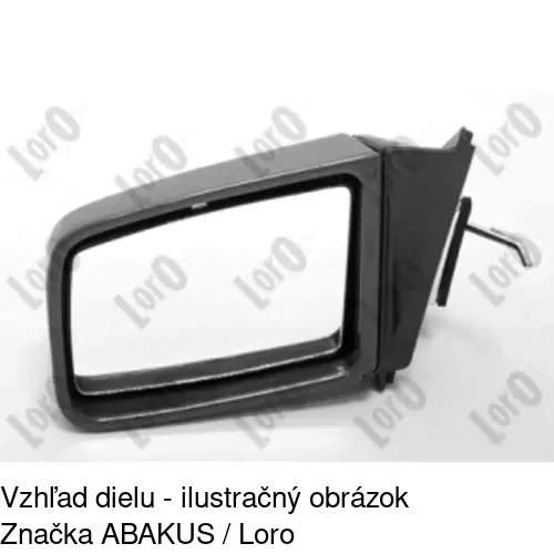 Vonkajšie zrkadlo 5505511E /POLCAR/ - obr. 2