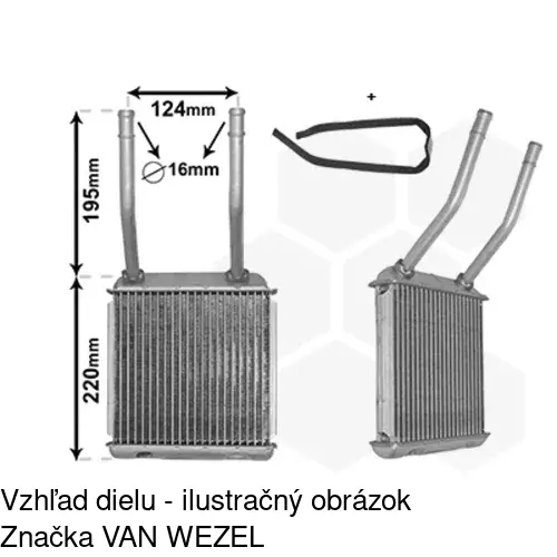 Radiátory 5507N8A1 /POLCAR/ - obr. 3