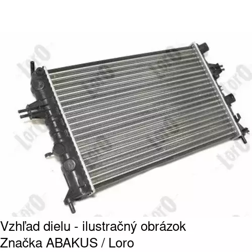 Chladiče vody 550808A0 /POLCAR/ - obr. 3
