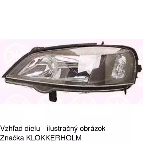 Hlavný reflektor 5508103E /POLCAR/ - obr. 2