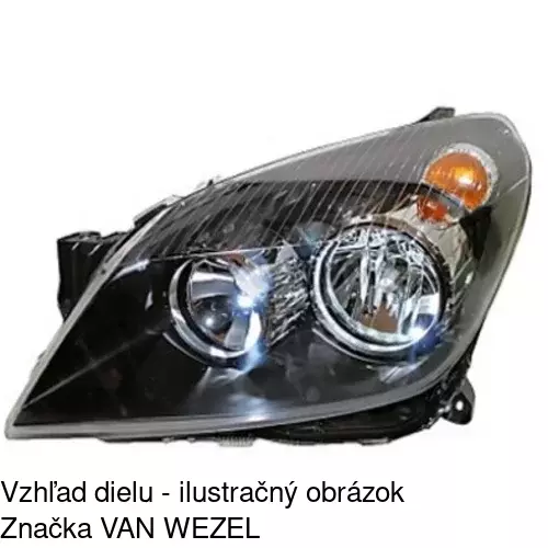 Hlavný reflektor 5509095E /POLCAR/ - obr. 4