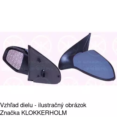 Vonkajšie zrkadlo 5509524M /POLCAR/ - obr. 3