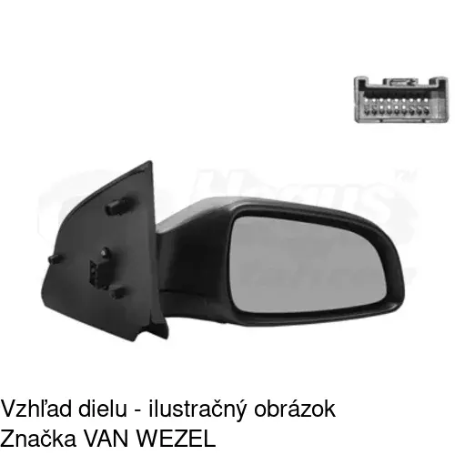 Vonkajšie zrkadlo 5509528M /POLCAR/ - obr. 3