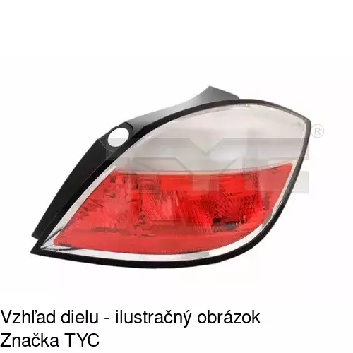 Zadné svetlo 550988-H /POLCAR/