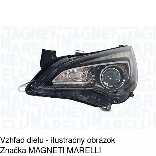 Hlavný reflektor 5511095U /POLCAR/ - obr. 1