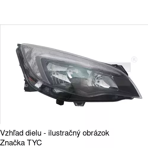 Hlavný reflektor POLCAR 5511101E