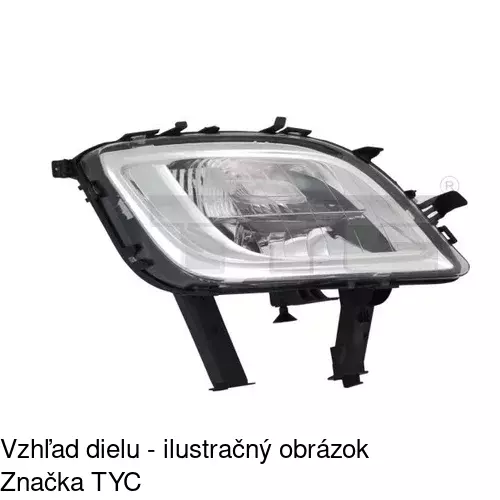Hmlové svetlo - predné 551129-E /POLCAR/ - obr. 1