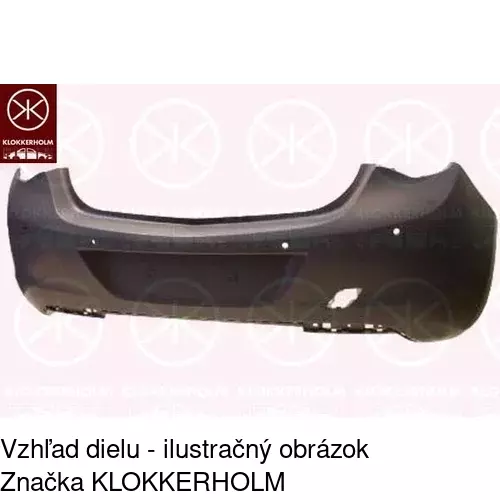 Zadný nárazník POLCAR 551196-1