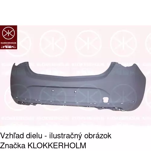 Zadný nárazník POLCAR 55119611