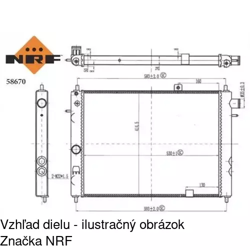 Chladiče vody POLCAR 551308A2